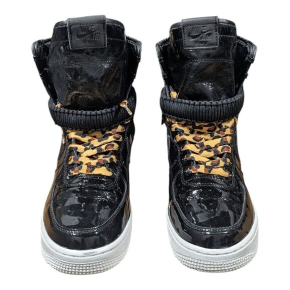 NIKE SF Air Force 1 High "Ruby Rose Force Is Female Port Wine" Sneakers Size 8.5 - Picture 4 of 11